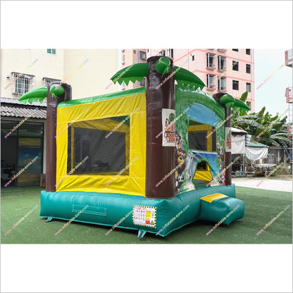 Inflatable Safari Animals Blast Zone Inflatable Bounce House Jungle Party Theme Inflatable Jumping Castle For Rent