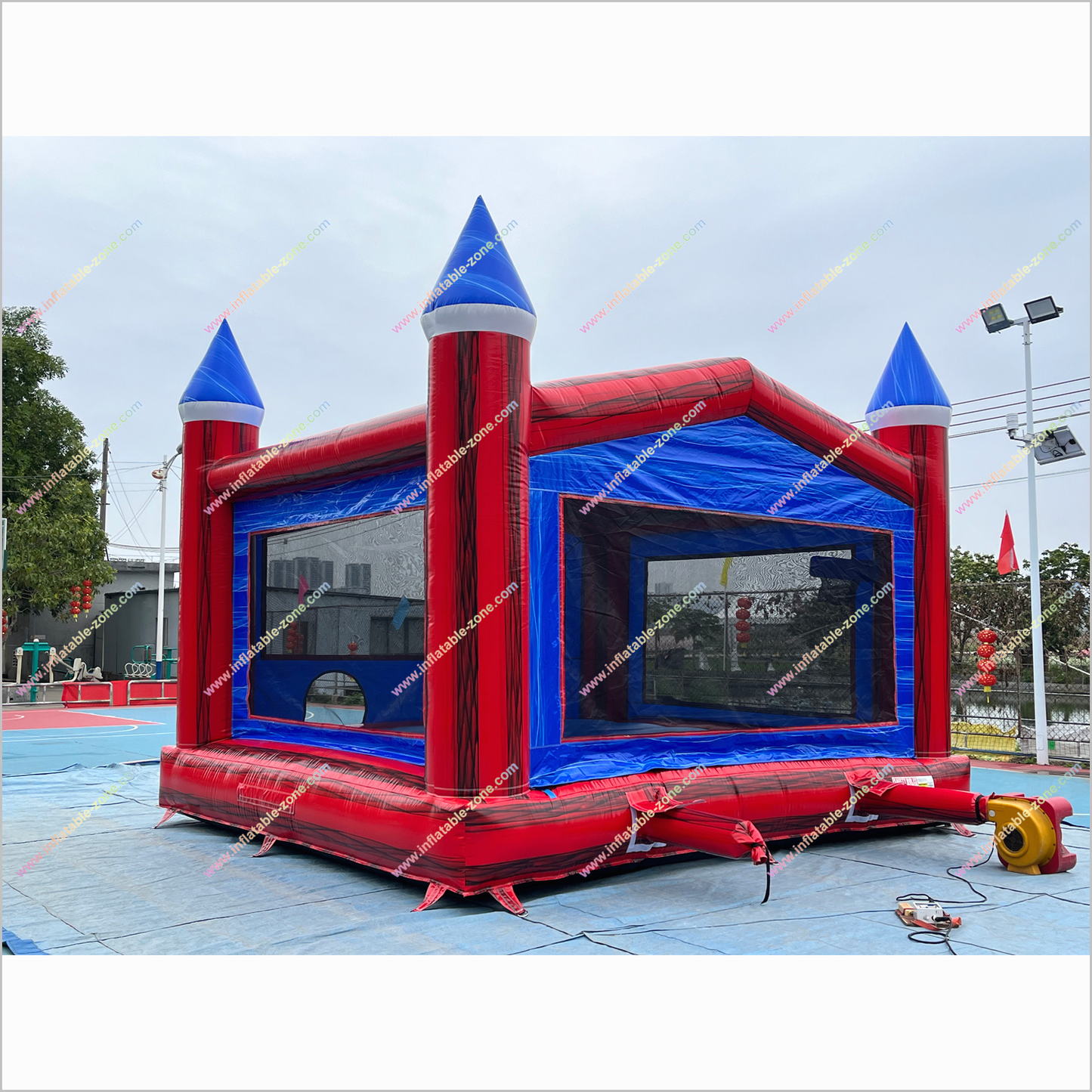 Double Entry Inflatable Jumping Castles Best Backyard Playground Equipment Bouncing House Rental - Inflatable-Zone