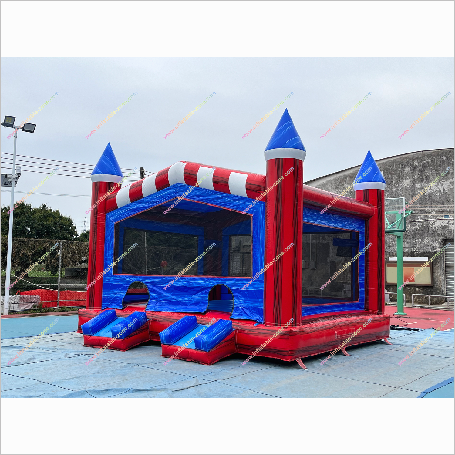 Double Entry Inflatable Jumping Castles Best Backyard Playground Equipment Bouncing House Rental - Inflatable-Zone