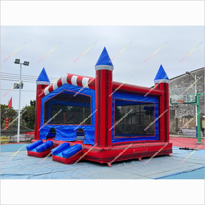 Double Entry Inflatable Jumping Castles Best Backyard Playground Equipment Bouncing House Rental - Inflatable-Zone