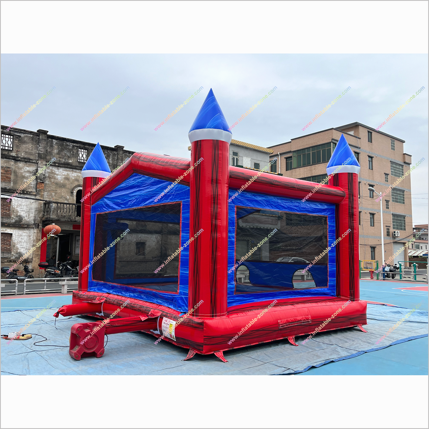 Double Entry Inflatable Jumping Castles Best Backyard Playground Equipment Bouncing House Rental - Inflatable-Zone