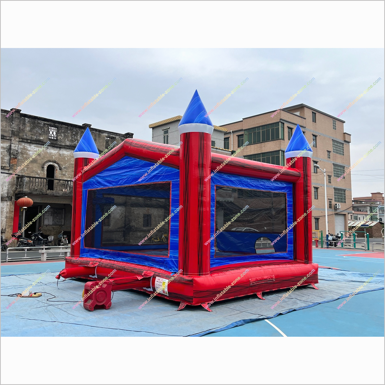 Double Entry Inflatable Jumping Castles Best Backyard Playground Equipment Bouncing House Rental - Inflatable-Zone