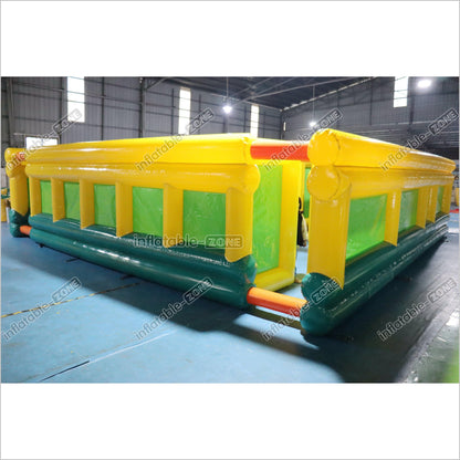 Commercial Giant Inflatable Labyrinth Maze Inflatable Maze Square Obstacle Course Inflatable Games - Inflatable-Zone