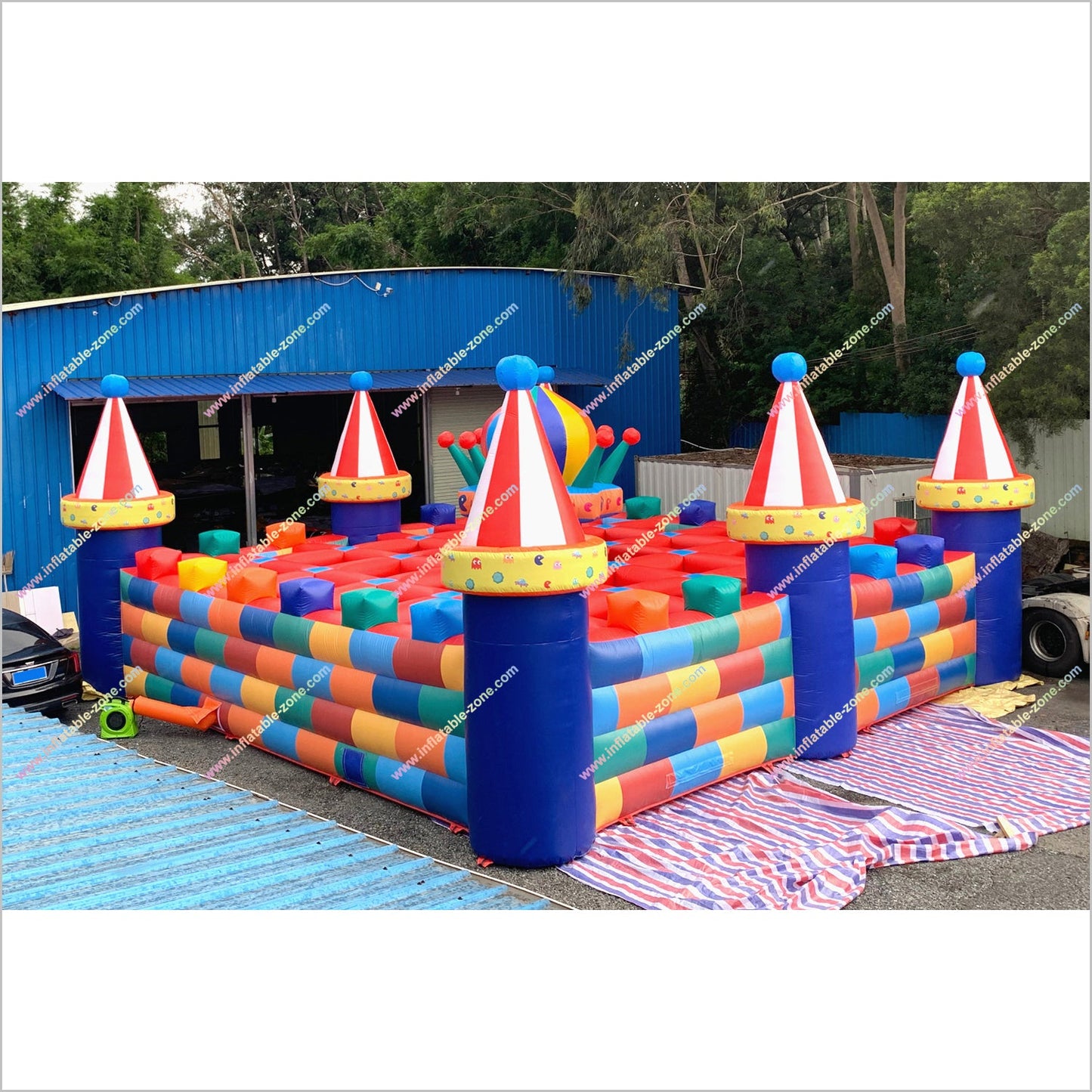 Fun Castle Inflatable Maze Rental Near Me Labyrinth Game Commercial Playground Equipment For Sale