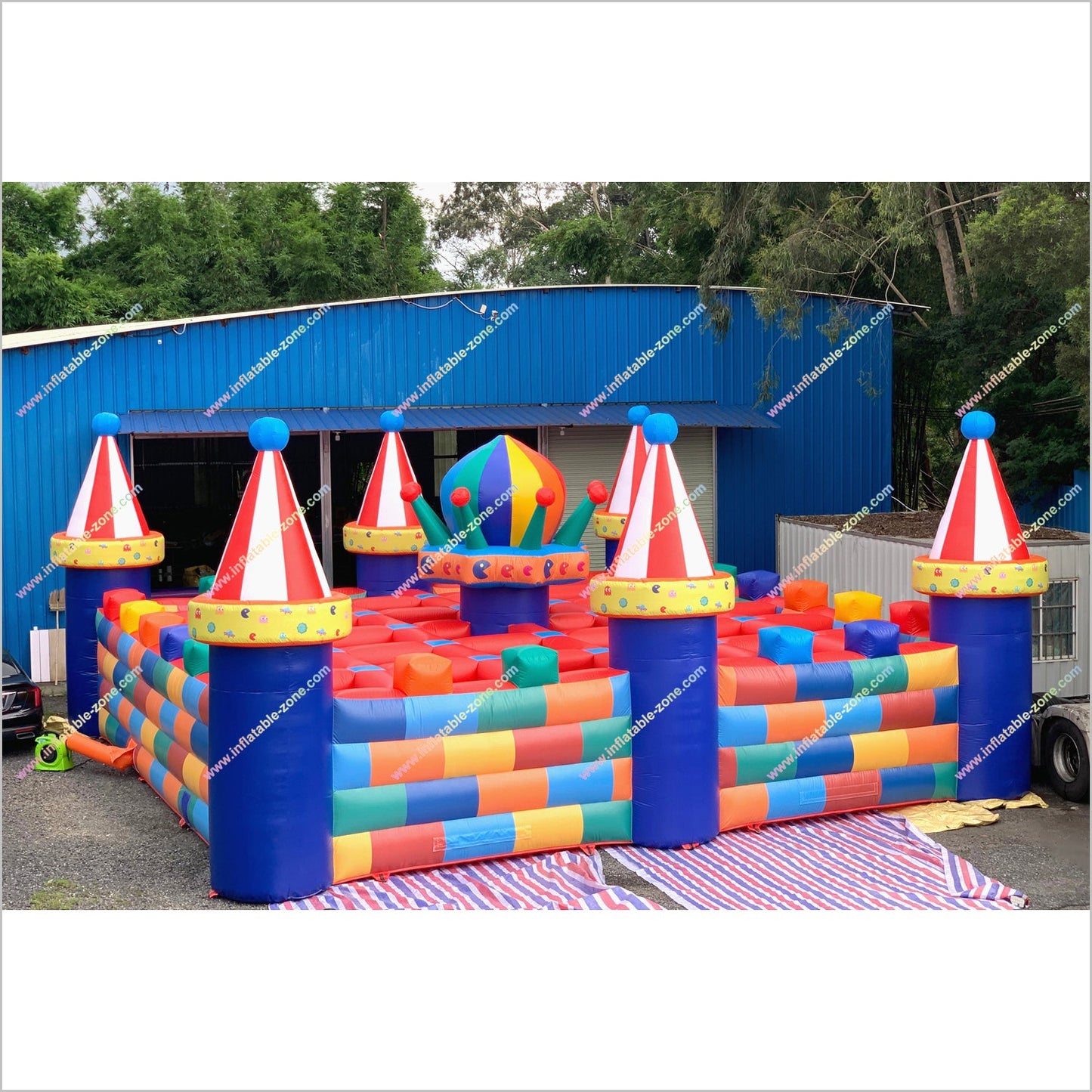 Fun Castle Inflatable Maze Rental Near Me Labyrinth Game Commercial Playground Equipment For Sale