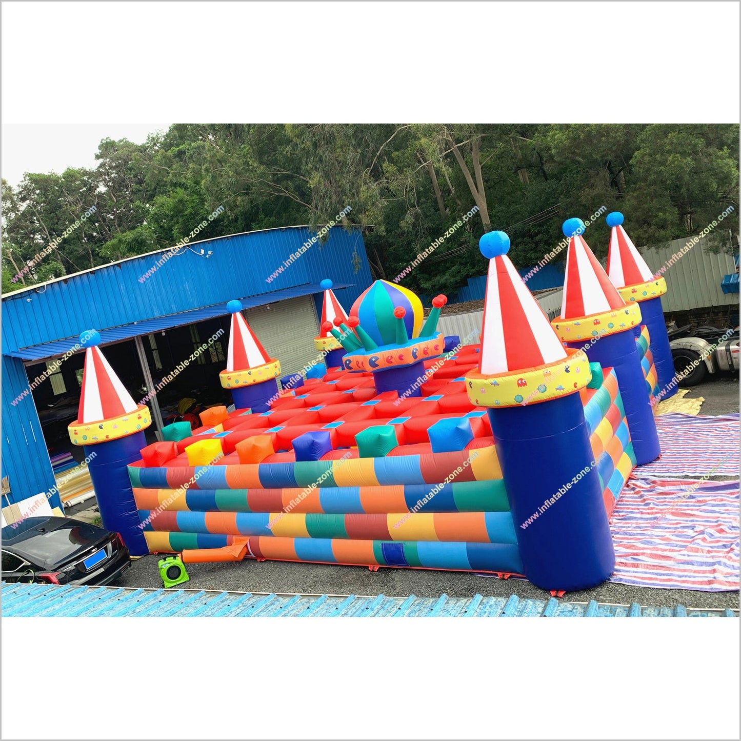 Fun Castle Inflatable Maze Rental Near Me Labyrinth Game Commercial Playground Equipment For Sale