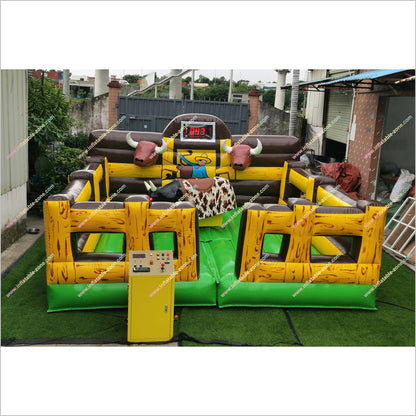 Renting Mechanical Bull Near Me Air Cushion Mattress Cowboy Rodeo Inflatable Mechanical Bull Parties