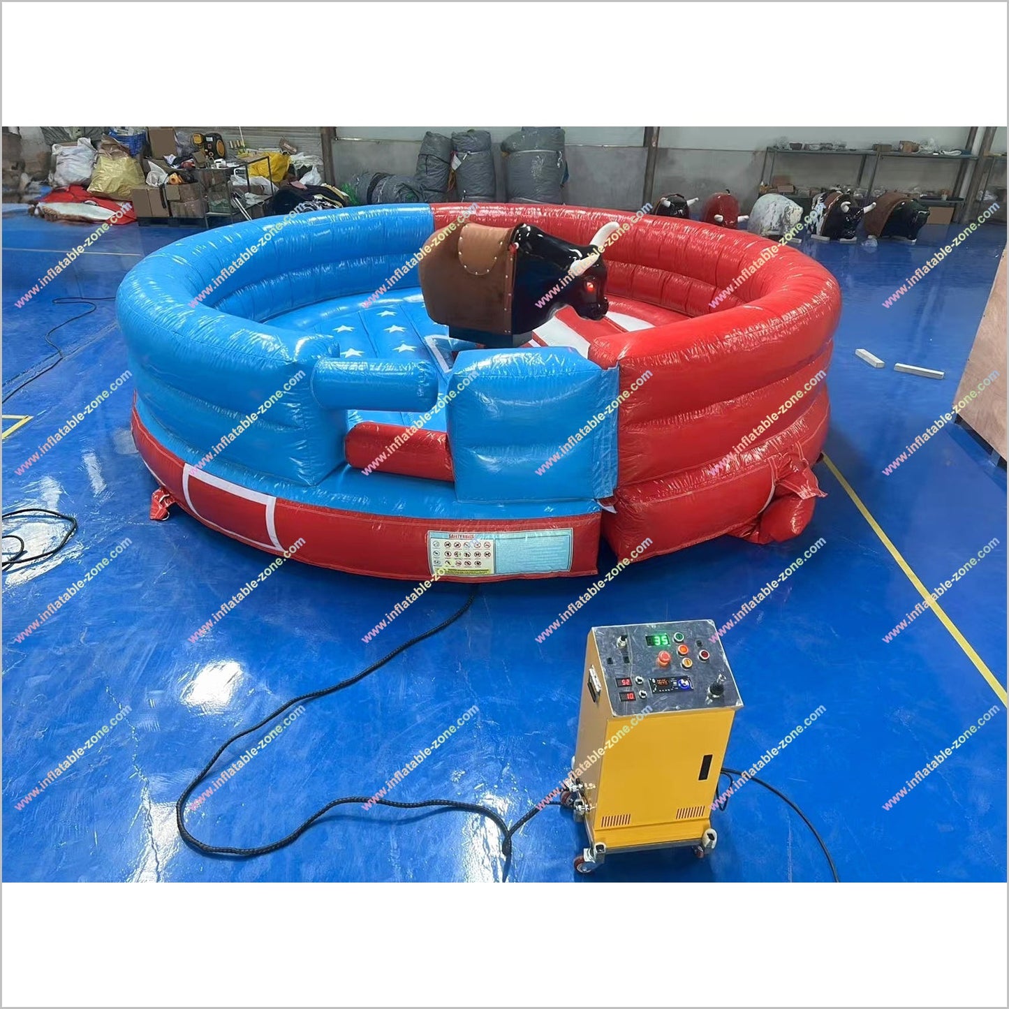 Blow Up Mechanical Bull Rental Inflatable Bounce Toy Rodeo Bull Riding Machine Jumping Game