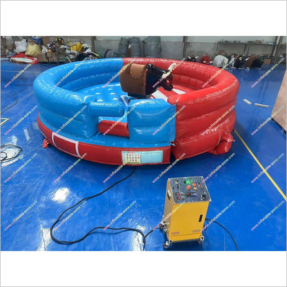 Blow Up Mechanical Bull Rental Inflatable Bounce Toy Rodeo Bull Riding Machine Jumping Game