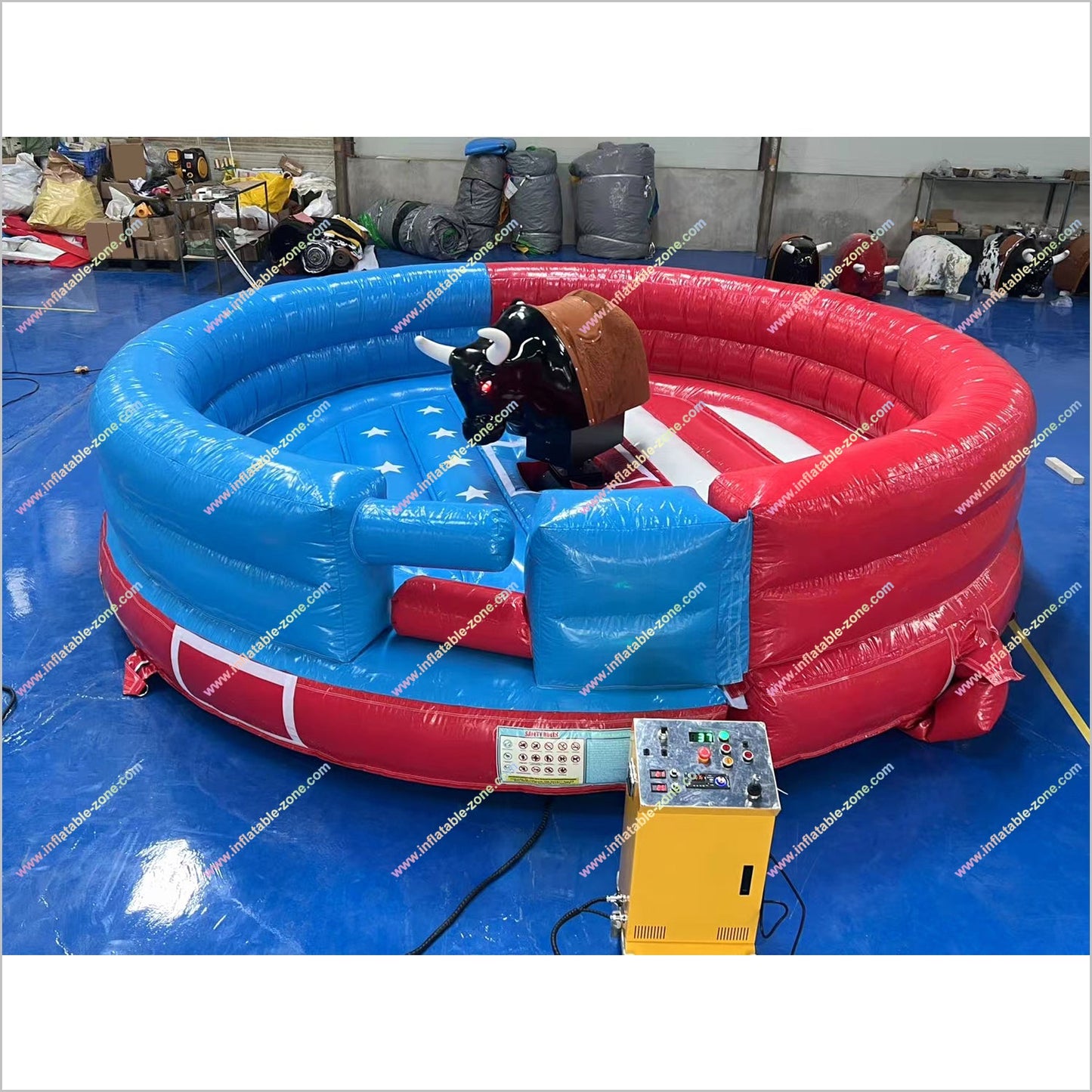 Blow Up Mechanical Bull Rental Inflatable Bounce Toy Rodeo Bull Riding Machine Jumping Game