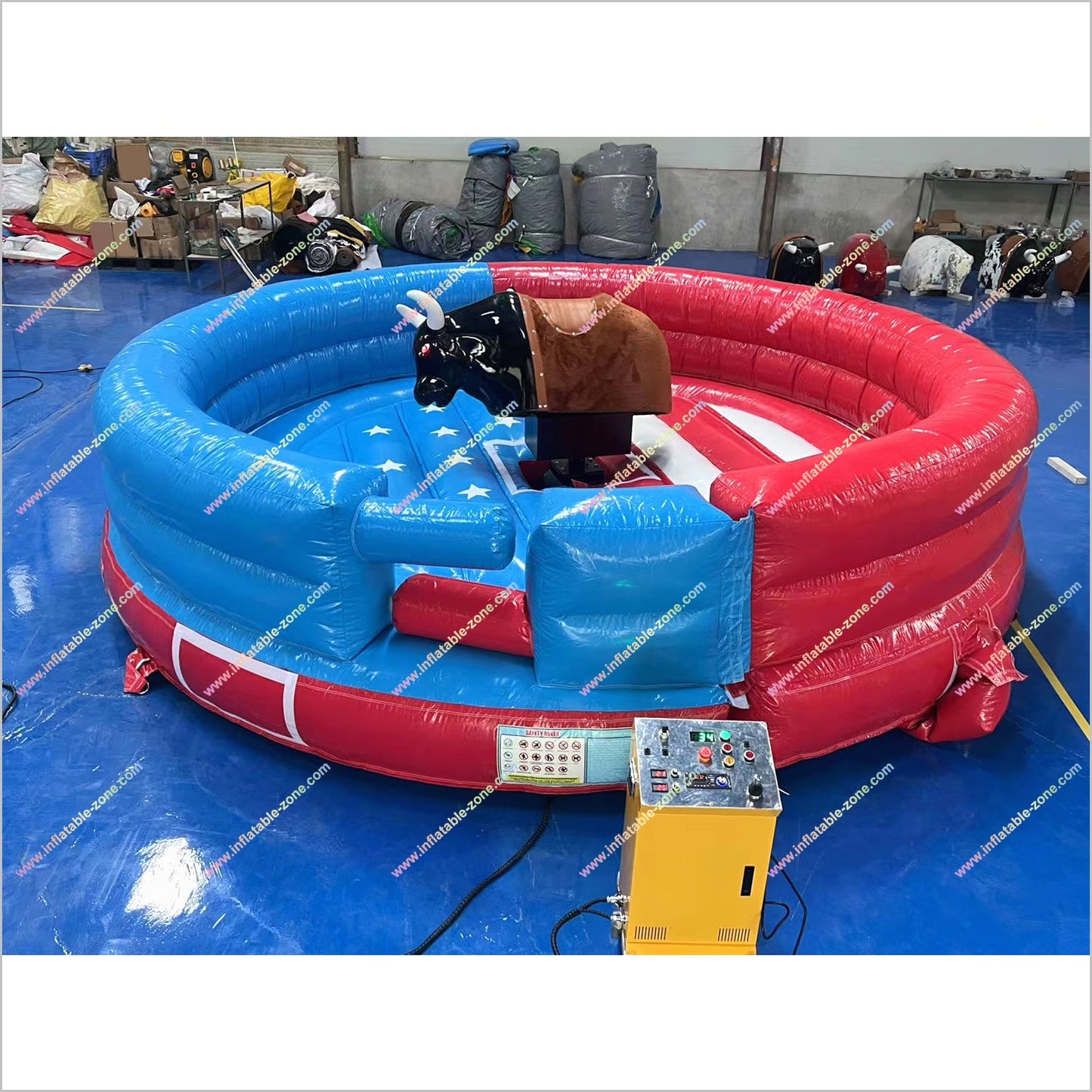 Blow Up Mechanical Bull Rental Inflatable Bounce Toy Rodeo Bull Riding Machine Jumping Game