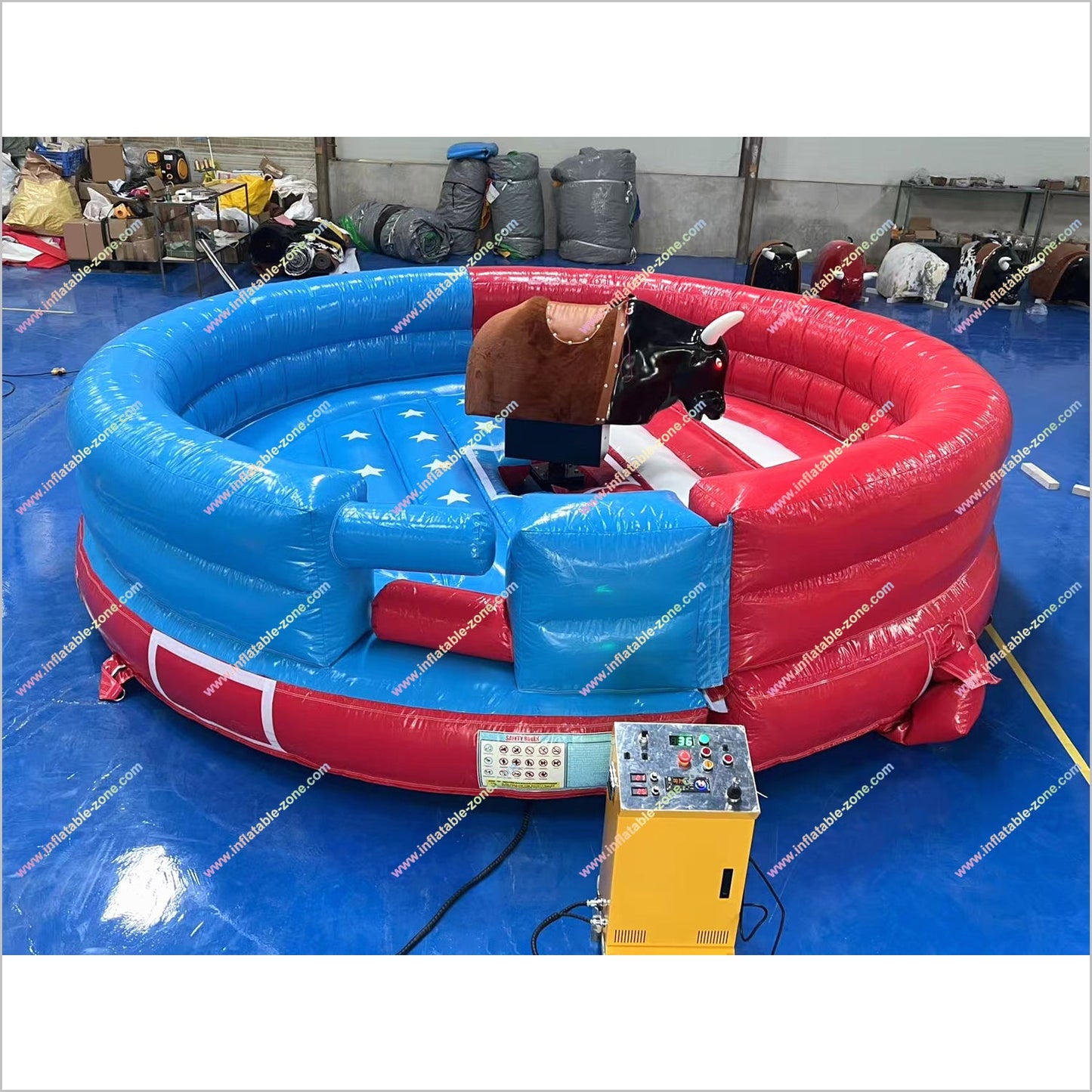 Blow Up Mechanical Bull Rental Inflatable Bounce Toy Rodeo Bull Riding Machine Jumping Game
