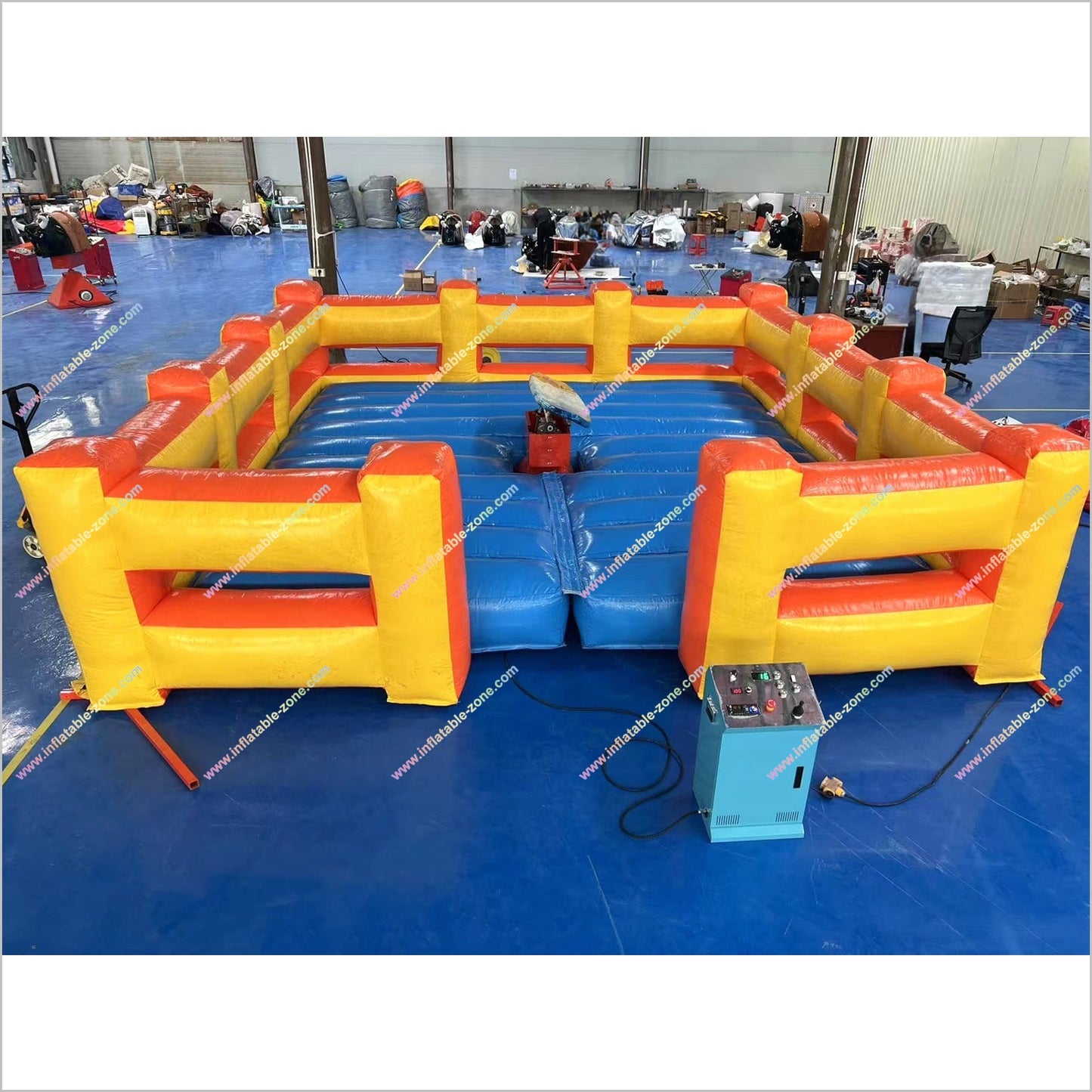 Fun Events Near Me Inflatable Mechanical Bull Arena Mattress Bullfighting Machine Inflatable Rodeo Bouncer