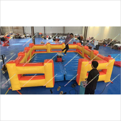 Fun Events Near Me Inflatable Mechanical Bull Arena Mattress Bullfighting Machine Inflatable Rodeo Bouncer