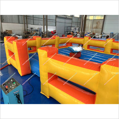 Fun Events Near Me Inflatable Mechanical Bull Arena Mattress Bullfighting Machine Inflatable Rodeo Bouncer