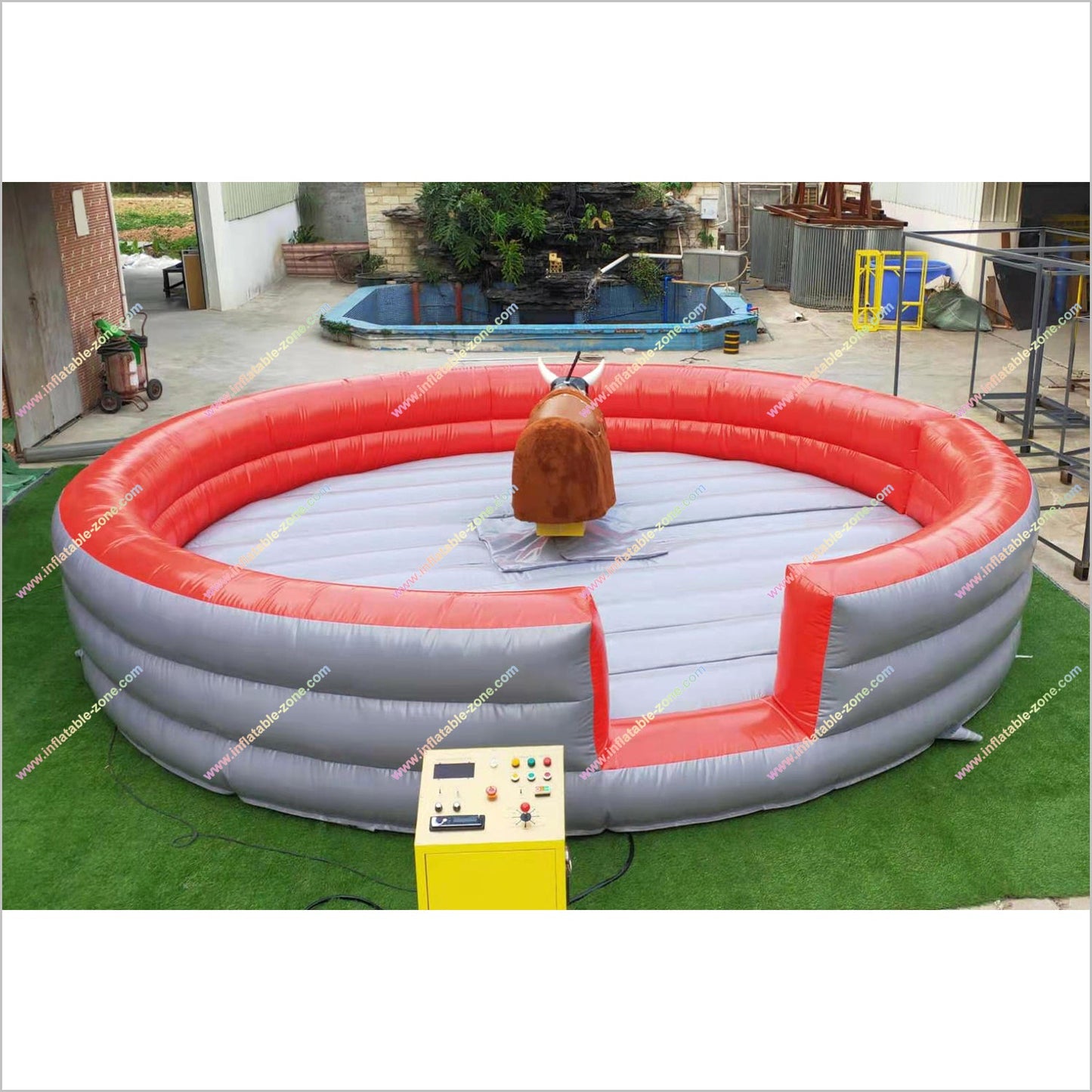 Country Western Inflatable Mechanical Bull Rodeo Fun Play Area Near Me Mechanical Bull Hire Price