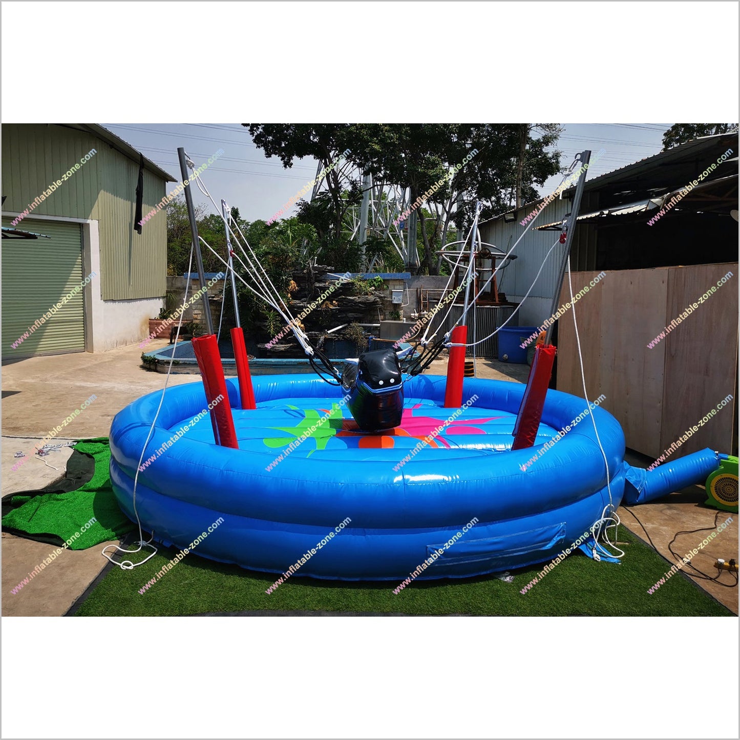 Bungee Bull Inflatable Mechanical Bull Rental Rodeo Bull Riding Machine Party Games Near Me