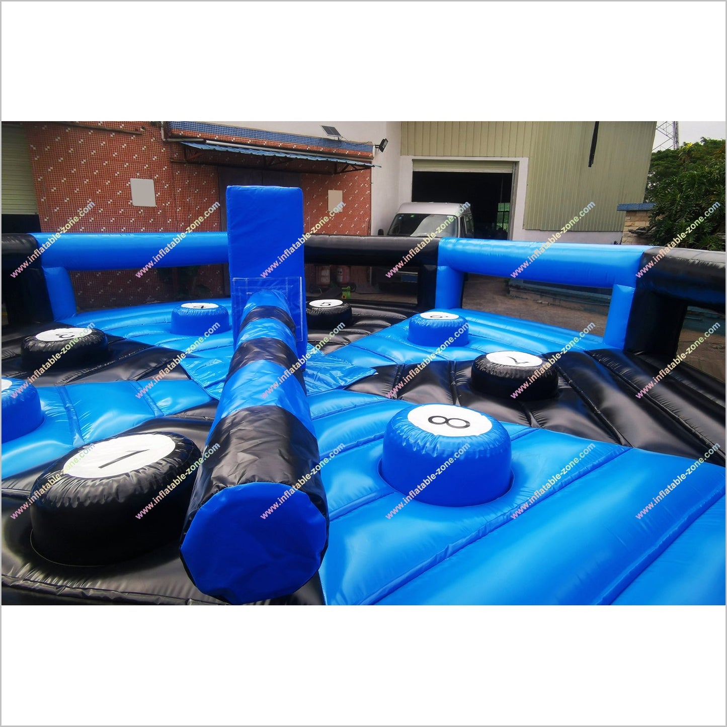 Inflatable Spinning Jump Game Wipeout Total Inflatable Eliminator Sweeper Meltdown For Youth And Adults