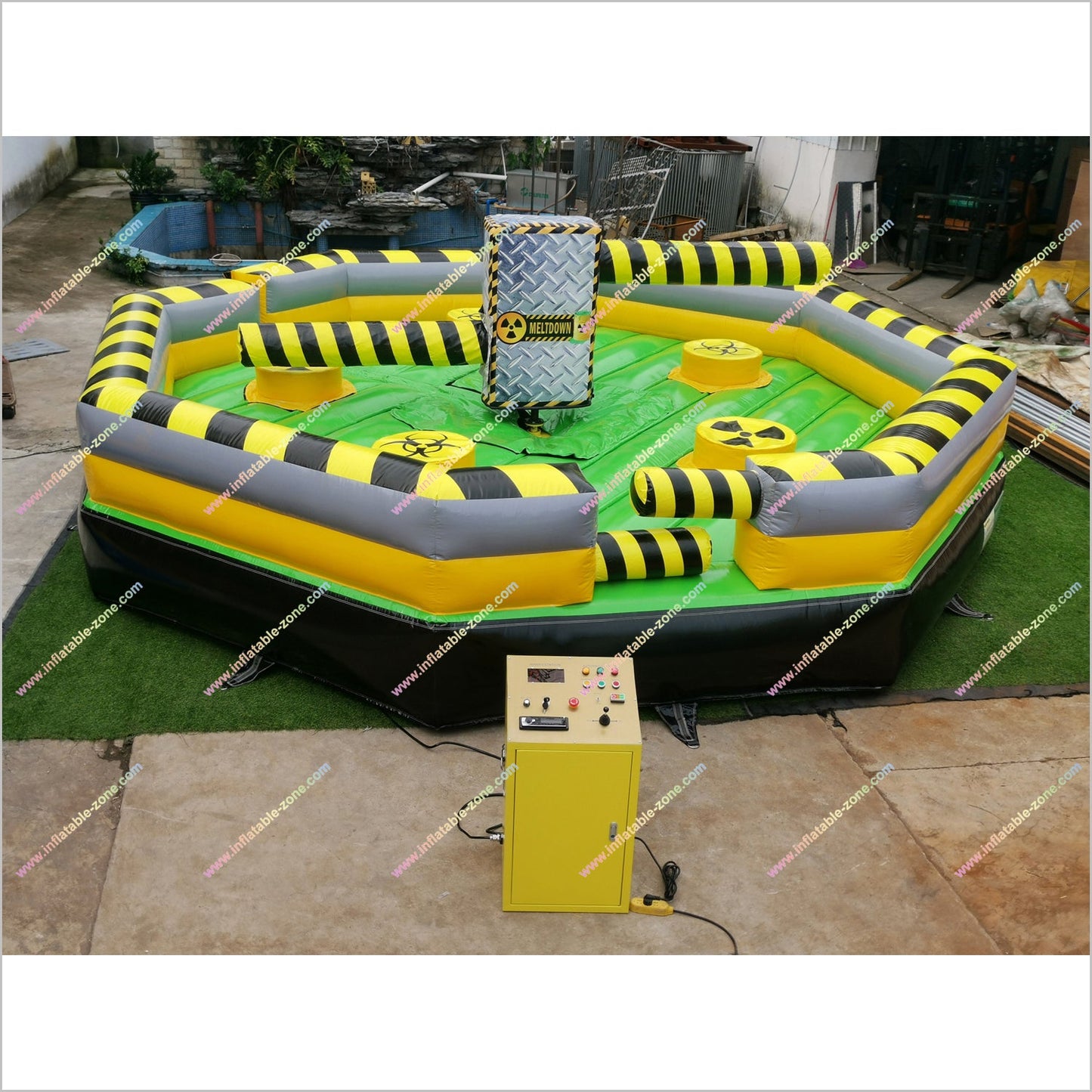 Toxic Meltdown Rental Inflatable Last Man Standing Amusement Near Me Meltdown Spinning Wipeout Game