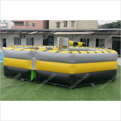 Classic Commercial Party Inflatable Meltdown Mechanical Game Inflatable Jumping Mattress Wipeout Machine - Inflatable-Zone