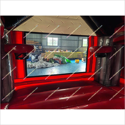 Inflatable Monster Truck Bounce House Combos Dual Lanes Bouncy Castle Slide Hire Near Me Inflatable Indoor Playground