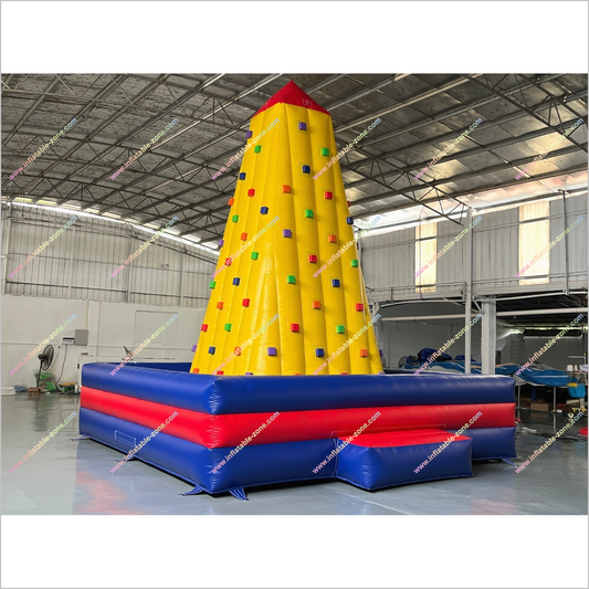 Top Rated Inflatable Mountain Climbing Wall Tower Game Amusement Park Indoor Inflatable Rock Climbing Wall For Sale