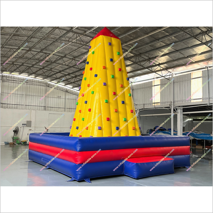 Top Rated Inflatable Mountain Climbing Wall Tower Game Amusement Park Indoor Inflatable Rock Climbing Wall For Sale