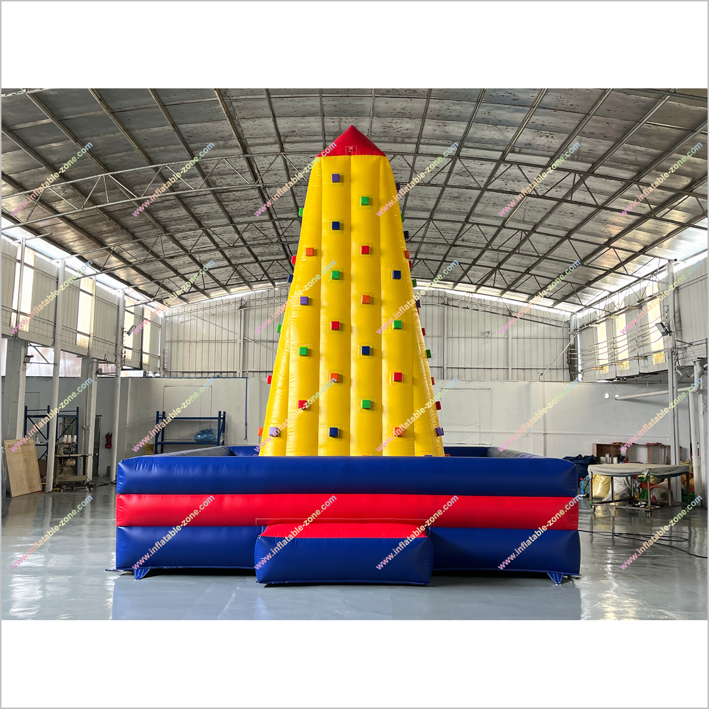 Top Rated Inflatable Mountain Climbing Wall Tower Game Amusement Park Indoor Inflatable Rock Climbing Wall For Sale