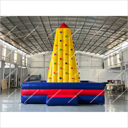 Top Rated Inflatable Mountain Climbing Wall Tower Game Amusement Park Indoor Inflatable Rock Climbing Wall For Sale