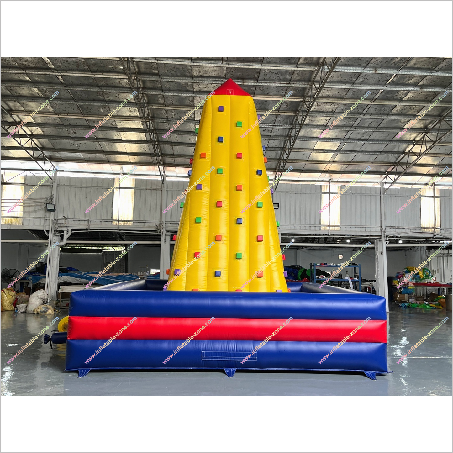 Top Rated Inflatable Mountain Climbing Wall Tower Game Amusement Park Indoor Inflatable Rock Climbing Wall For Sale