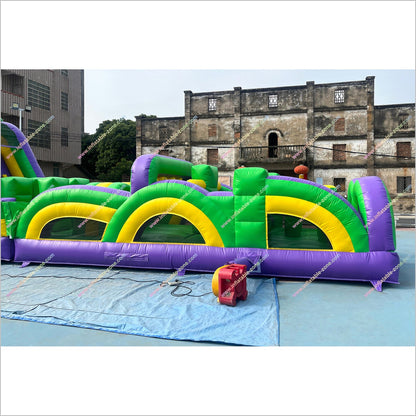 Race Games Challenge Commercial Radical Run Obstacle Course Entertainment Event Inflatable Obstacle Course For Adults