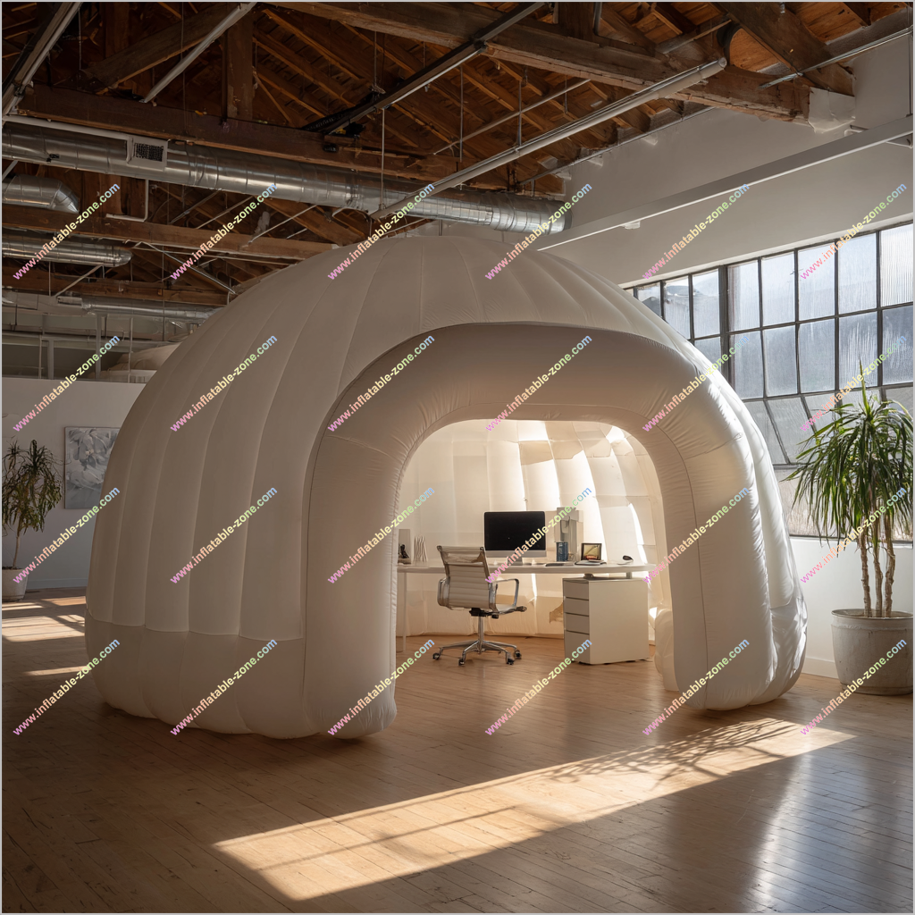 Booth Display Inflatable Office Small Dome Tent Inflatable Temporary Office Conference Room Rental