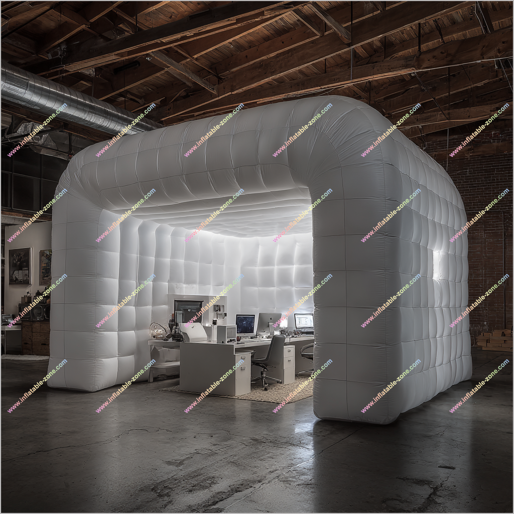 Trade Show Booth Inflatable Office Structure Pod Inflatable Office Tent Meeting Room For Rent