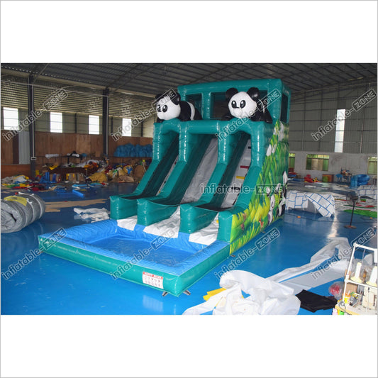 Inflatable Panda Jumper Water Slide Giant Outdoor Party Commercial Inflatable Water Slide For Pool - Inflatable-Zone