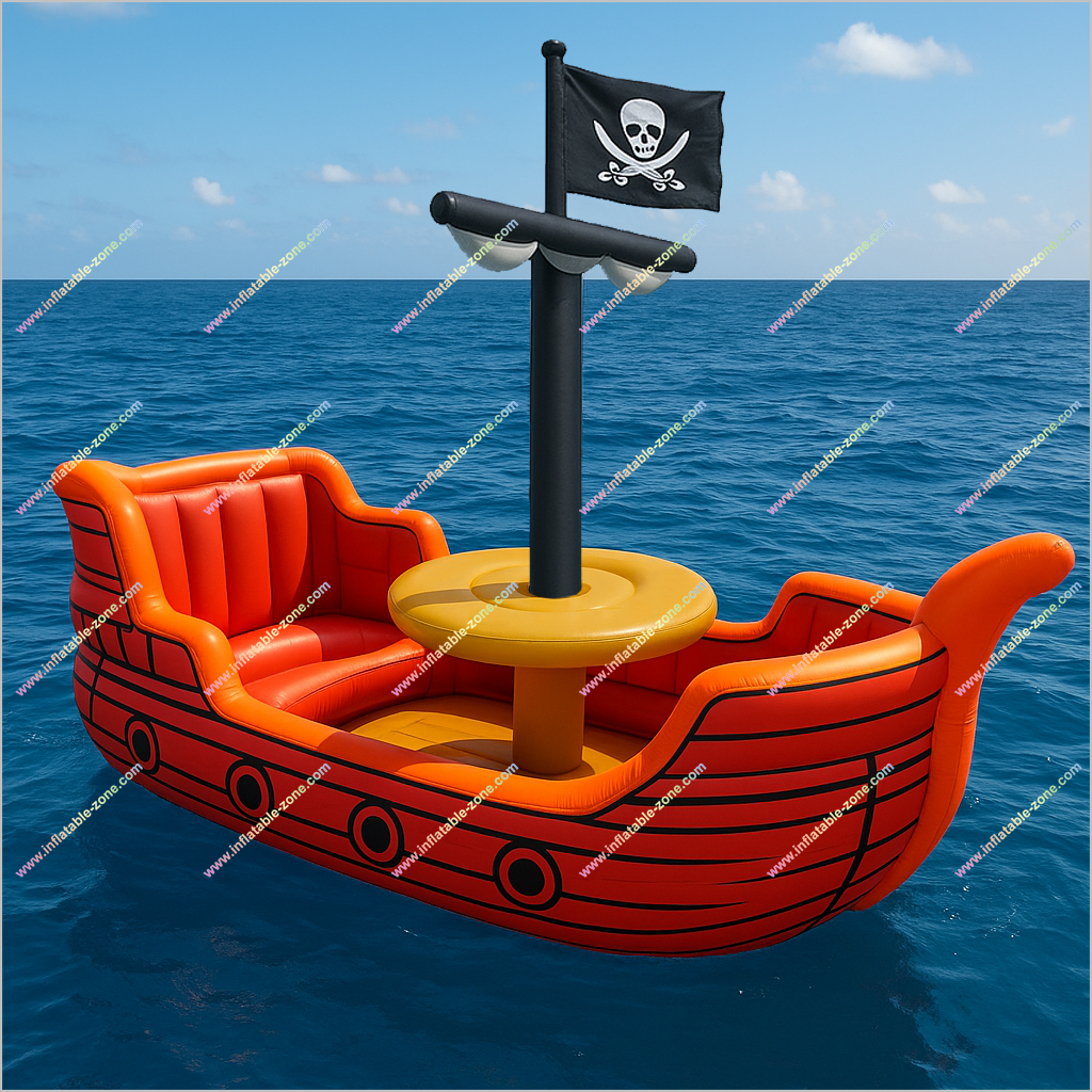 Holiday Party Ideas Inflatable Pirate Ship Lake Floats Event Decorations Pirate Ship Lake Float