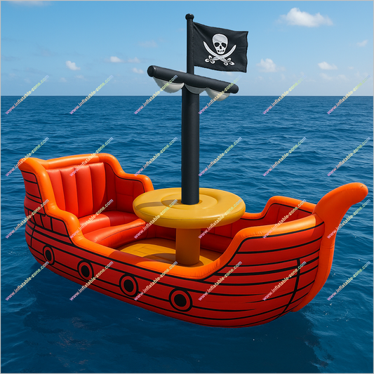 Holiday Party Ideas Inflatable Pirate Ship Lake Floats Event Decorations Pirate Ship Lake Float