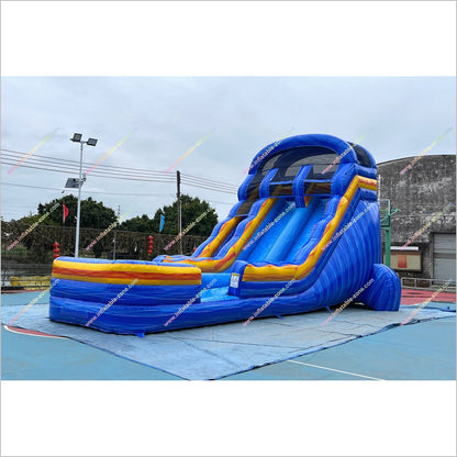 Commercial Park Equipment Inflatable Pool And Water Slide Jumpy House Near Me Dual Lane Water Slide For Sale - Inflatable-Zone