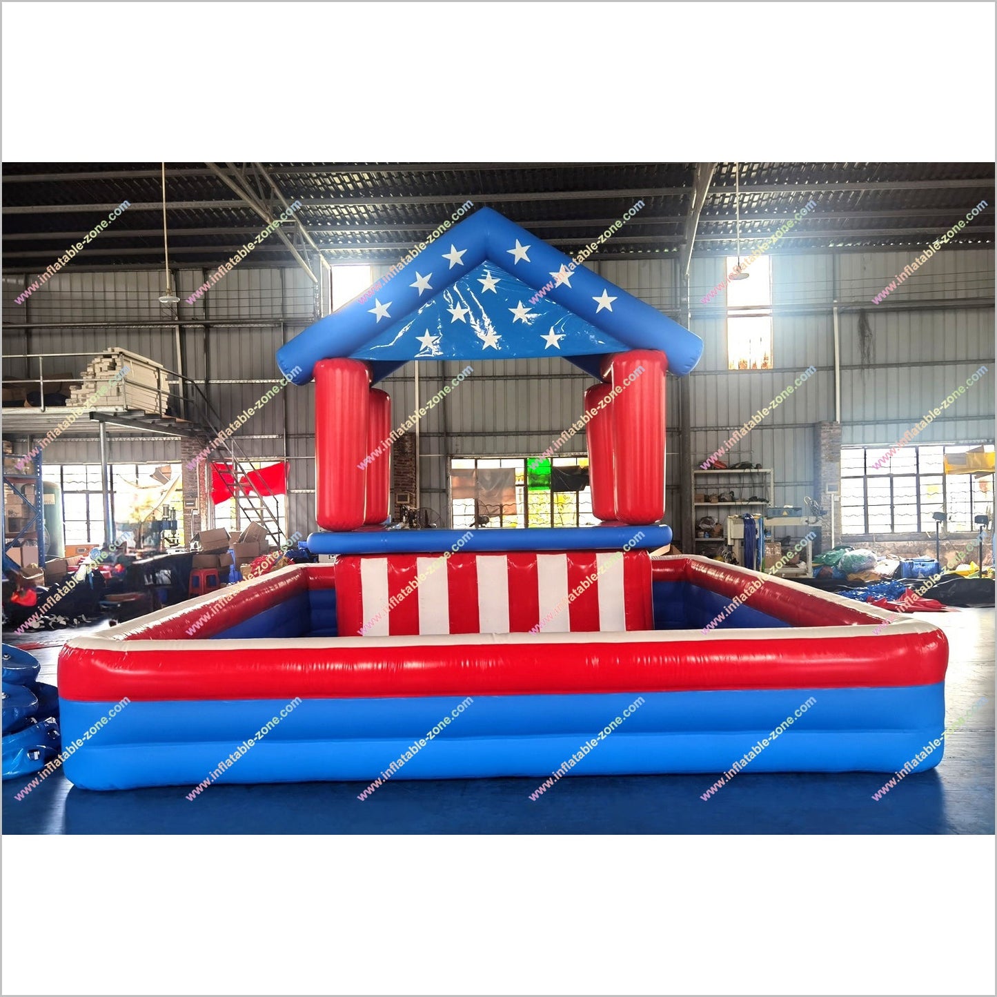 Premium Inflatable Pool Bar Hire Stripes And Stars Patriotic Blow Up Bar Pool Tables For Sale