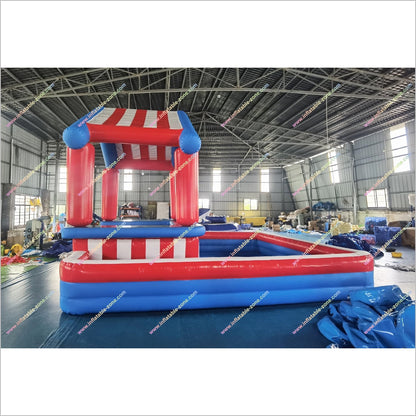 Premium Inflatable Pool Bar Hire Stripes And Stars Patriotic Blow Up Bar Pool Tables For Sale