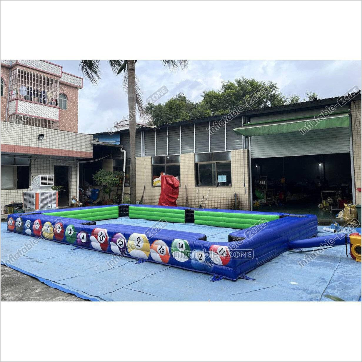 Attractive Inflatable Pool Table Arena Snooker Ball Game Soccer Billiards Inflatable Pool Football - Inflatable-Zone