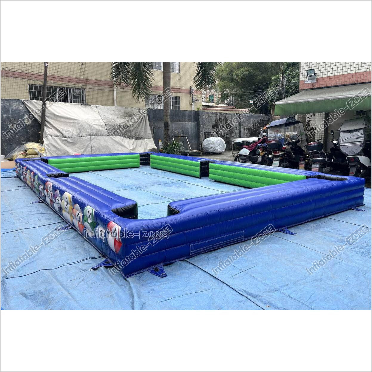 Attractive Inflatable Pool Table Arena Snooker Ball Game Soccer Billiards Inflatable Pool Football - Inflatable-Zone