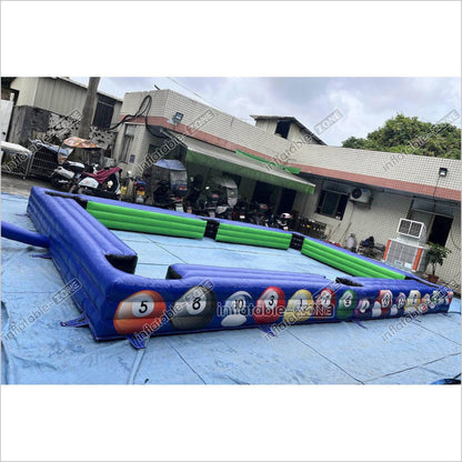 Attractive Inflatable Pool Table Arena Snooker Ball Game Soccer Billiards Inflatable Pool Football - Inflatable-Zone