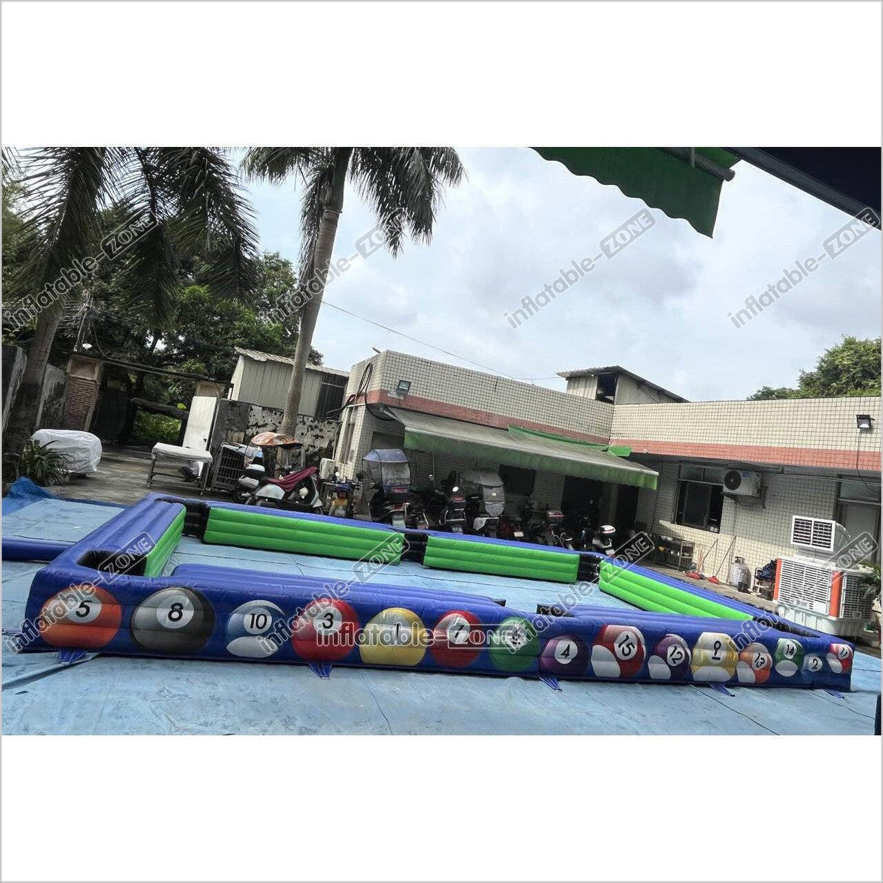 Attractive Inflatable Pool Table Arena Snooker Ball Game Soccer Billiards Inflatable Pool Football - Inflatable-Zone