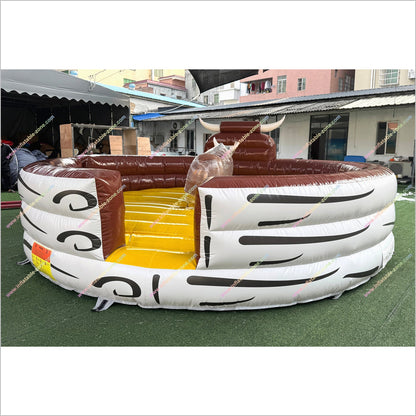 Inflatable Rodeo Bull Adventureland Amusement Park Fun Sports Games Inflatable Mechanical Bull For Rent - Inflatable-Zone