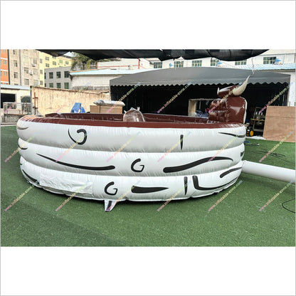 Inflatable Rodeo Bull Adventureland Amusement Park Fun Sports Games Inflatable Mechanical Bull For Rent - Inflatable-Zone