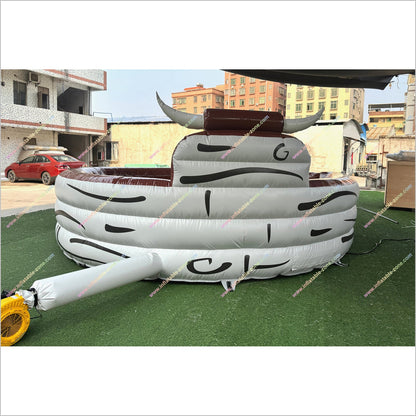 Inflatable Rodeo Bull Adventureland Amusement Park Fun Sports Games Inflatable Mechanical Bull For Rent - Inflatable-Zone