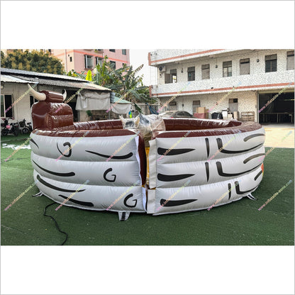 Inflatable Rodeo Bull Adventureland Amusement Park Fun Sports Games Inflatable Mechanical Bull For Rent - Inflatable-Zone