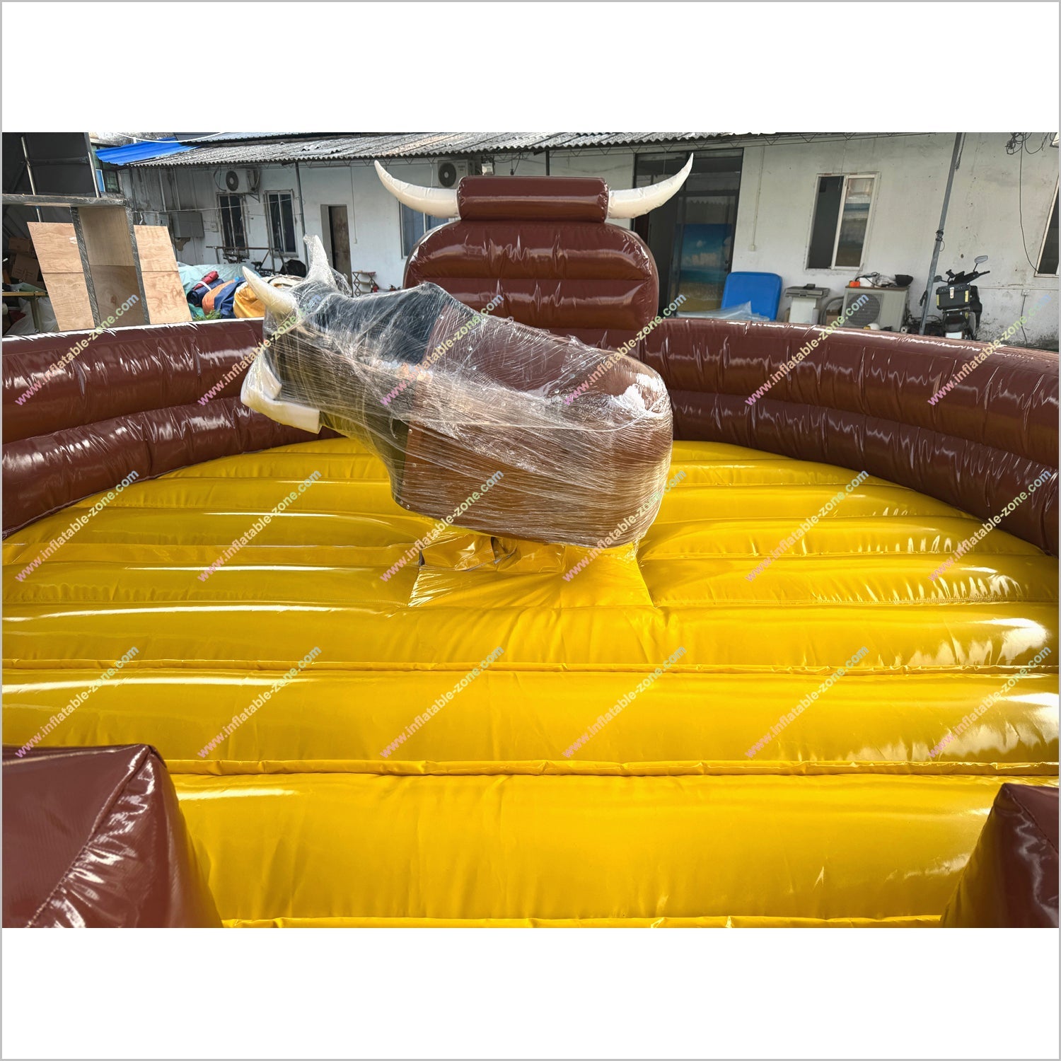 Inflatable Rodeo Bull Adventureland Amusement Park Fun Sports Games Inflatable Mechanical Bull For Rent - Inflatable-Zone