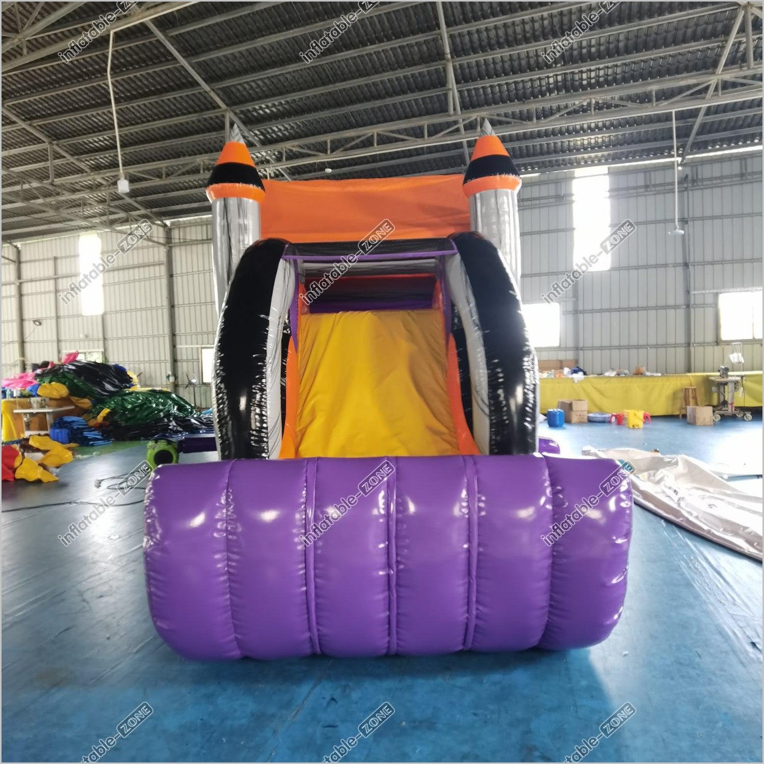 Inflatable Slide And Bounce House Combo For Sale Spooky Halloween Inflatable Bouncy Castle With Slide Hire - Inflatable-Zone