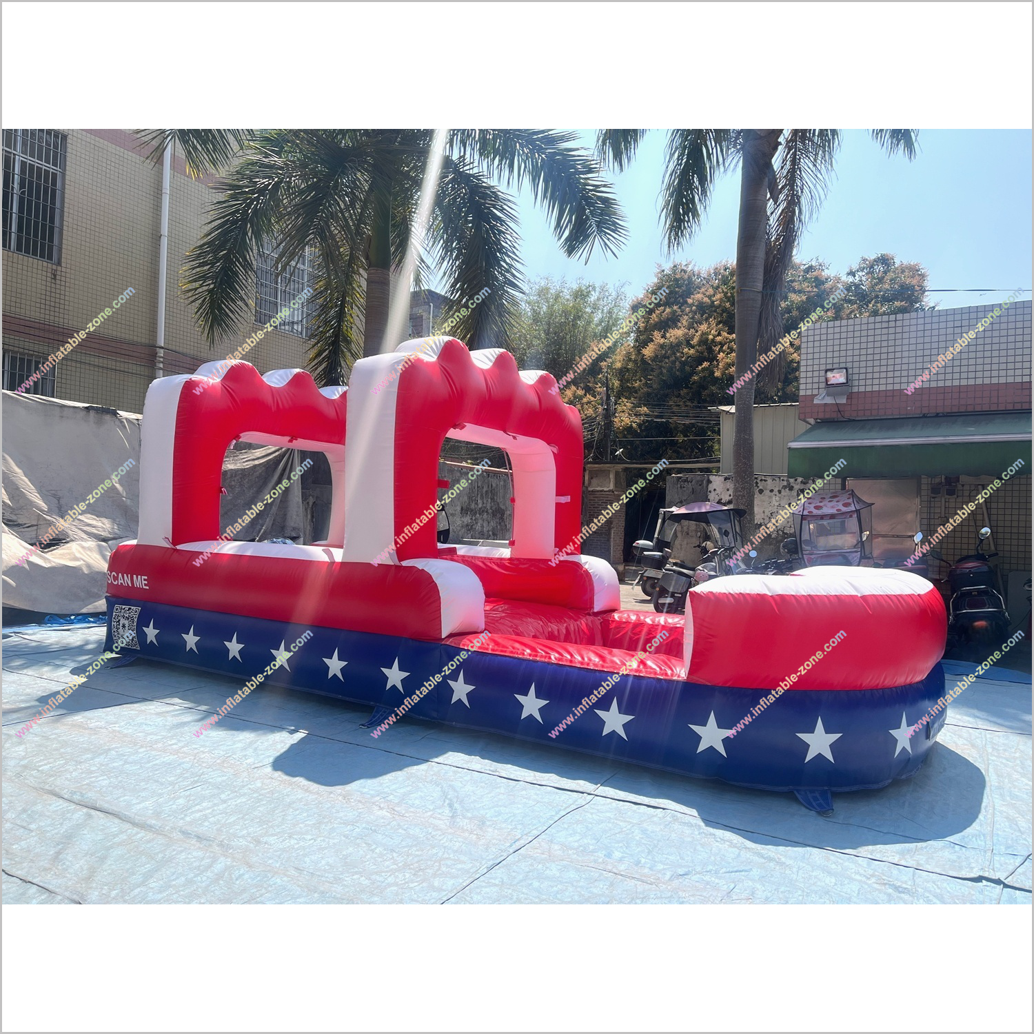 Inflatable Slip And Slide Rental Soft Outdoor Play Equipment Backyard Water Slide Pool Entertainment Activities - Inflatable-Zone